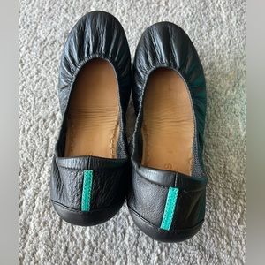 Tieks Black Matte Ballet flats Size 8